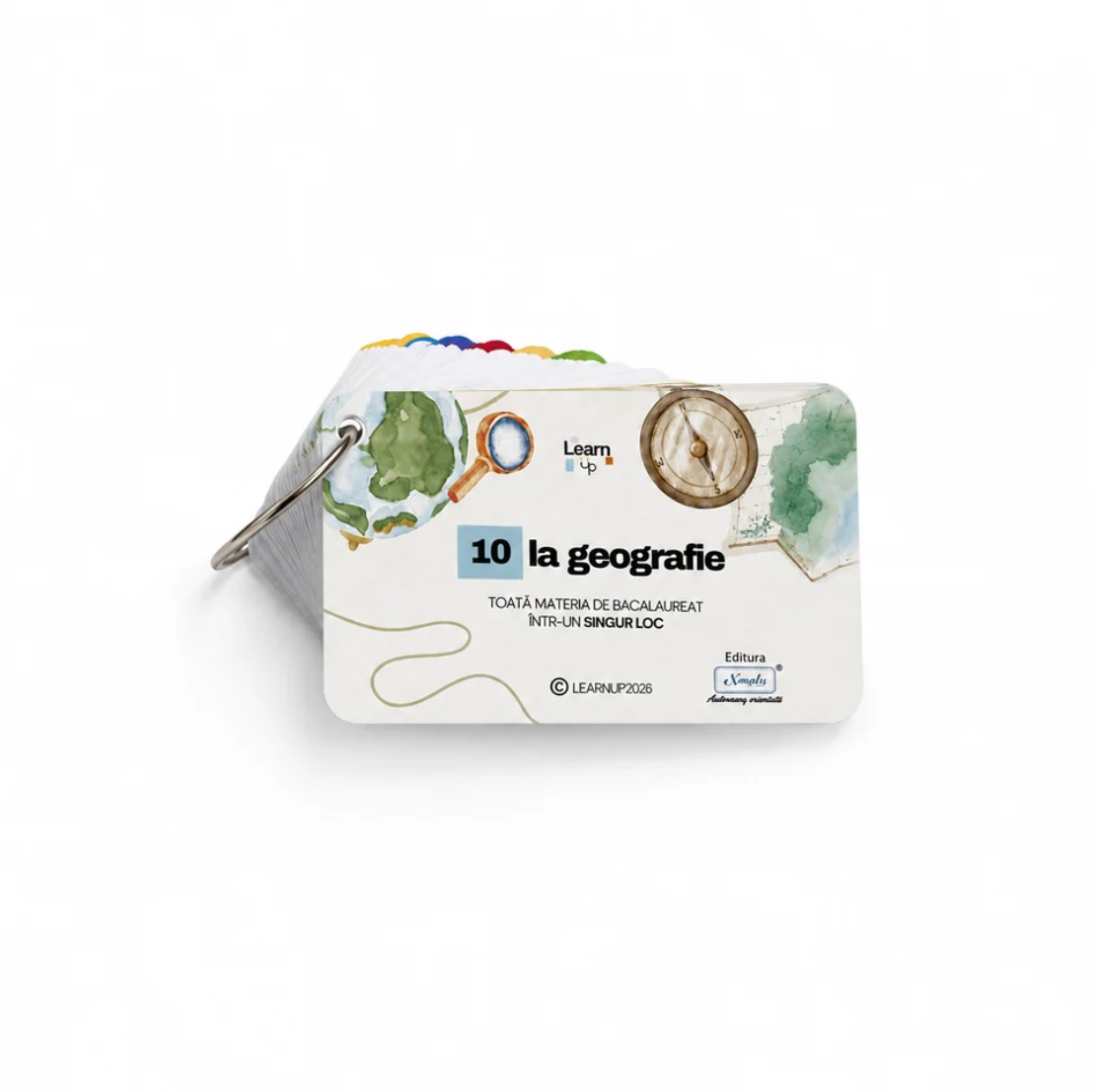 Flashcards - PACHET UMAN cu Geografie (Română, Istorie, Geografie)