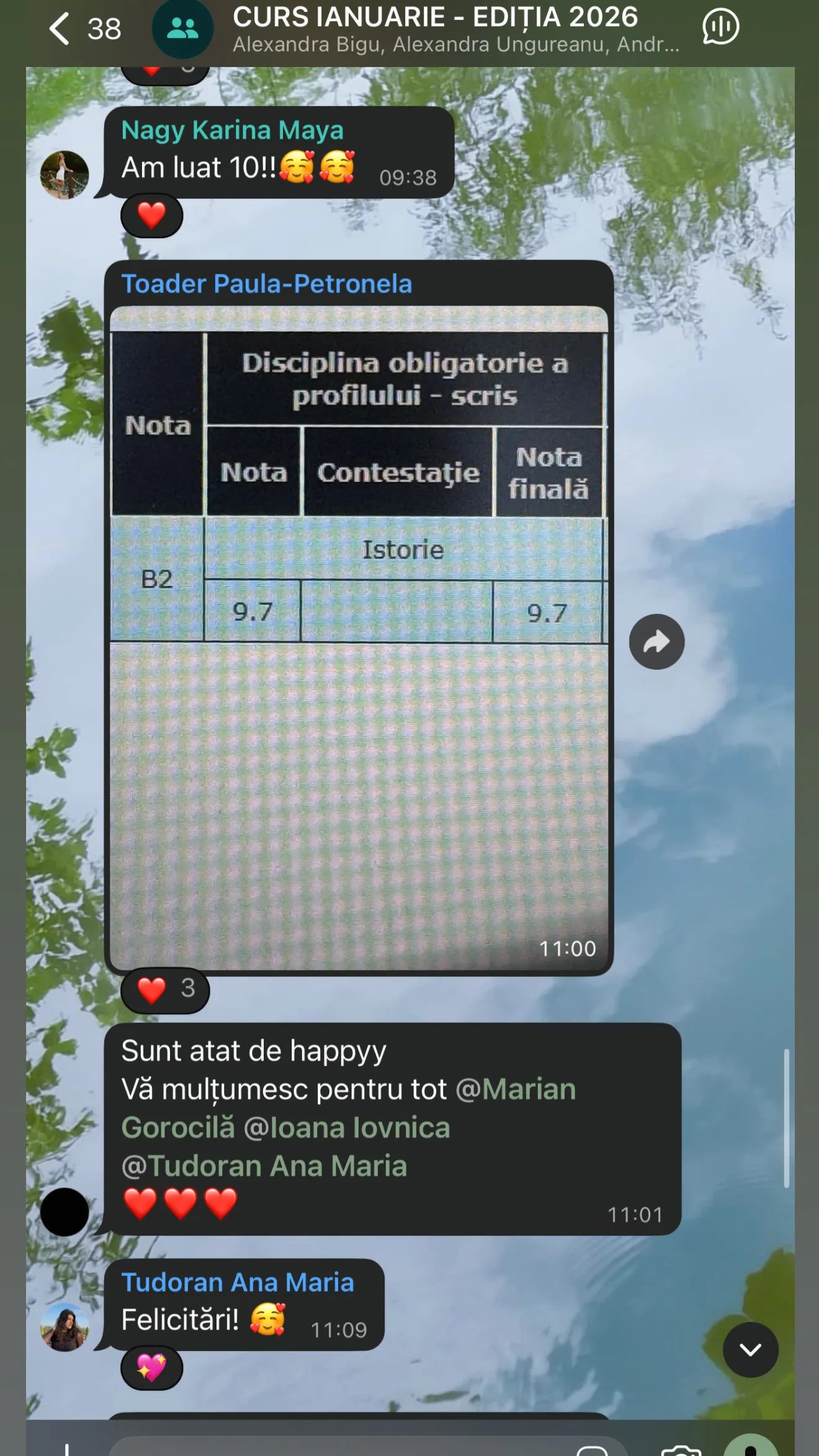 Recenzie WhatsApp de la elev