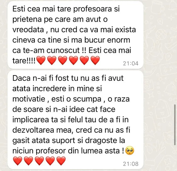 Recenzie WhatsApp de la elev