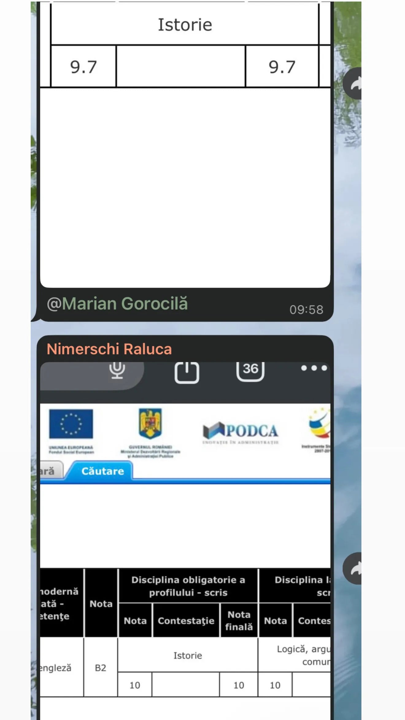 Recenzie WhatsApp de la elev