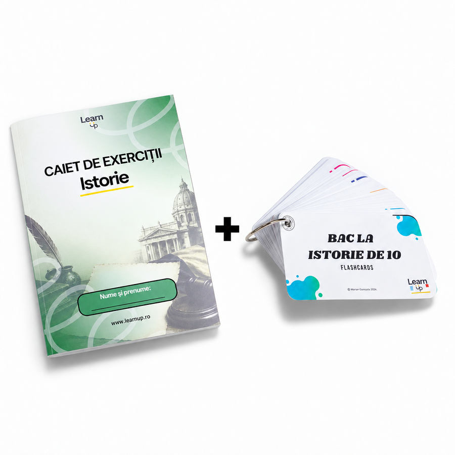 PACHET START ISTORIE (caiet de exerciții + flashcards)
