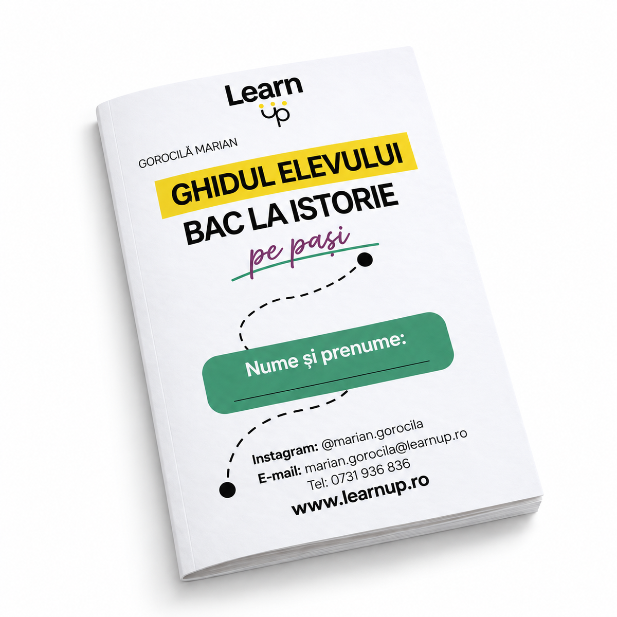 KIT BAC ISTORIE (flashcards + caiet de exerciții + ghid pe pași)