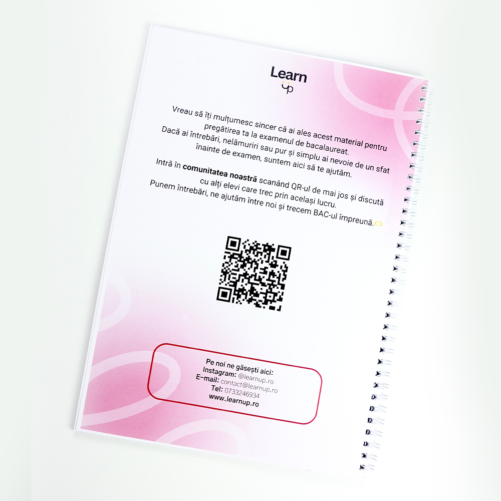 Caiet de Logică A4 cu Spiră – 100 File pentru BAC