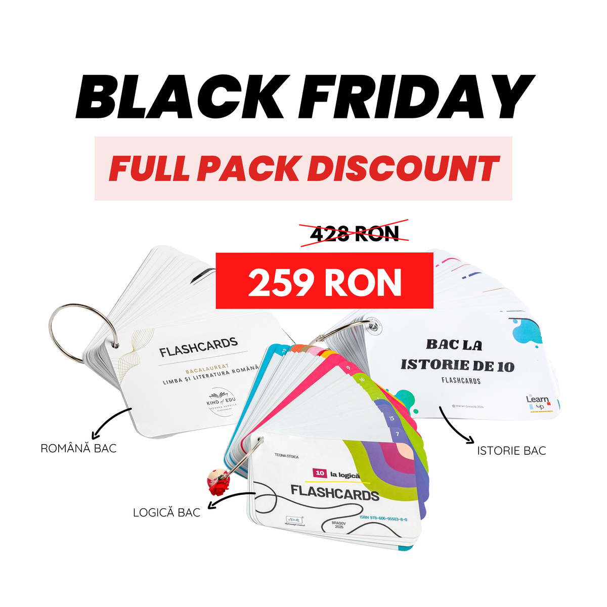 Flashcards - PACHET UMAN (Română, Istorie, Logică)
