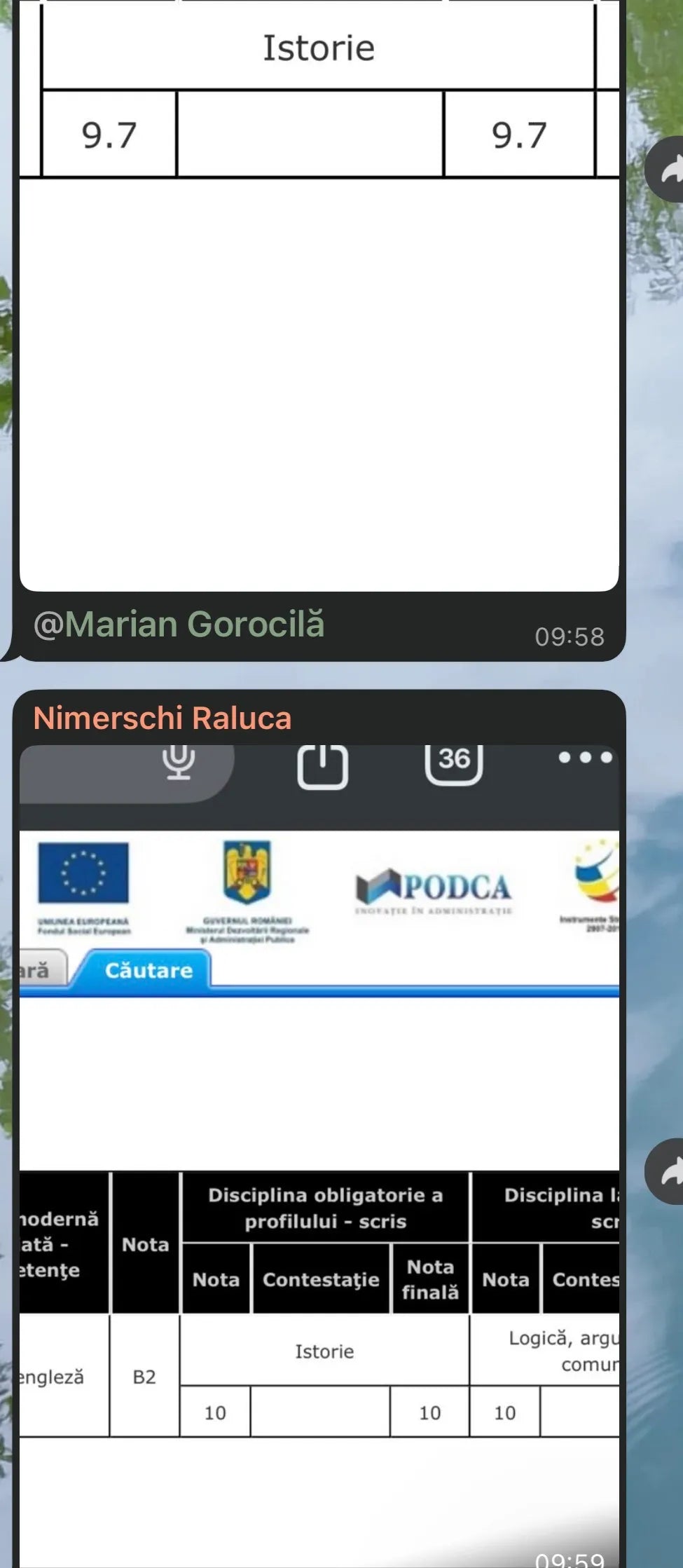 Recenzie WhatsApp de la elev
