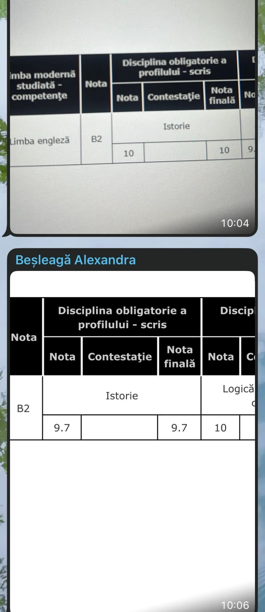 Recenzie WhatsApp de la elev