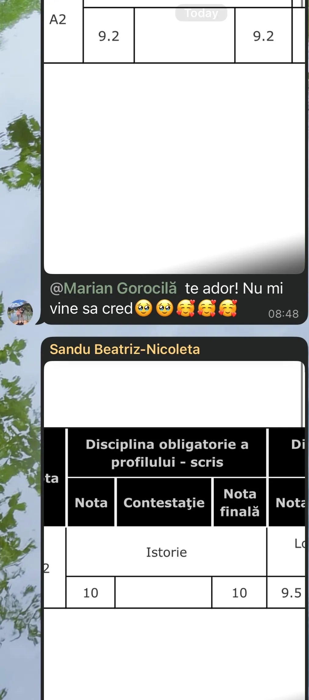 Recenzie WhatsApp de la elev
