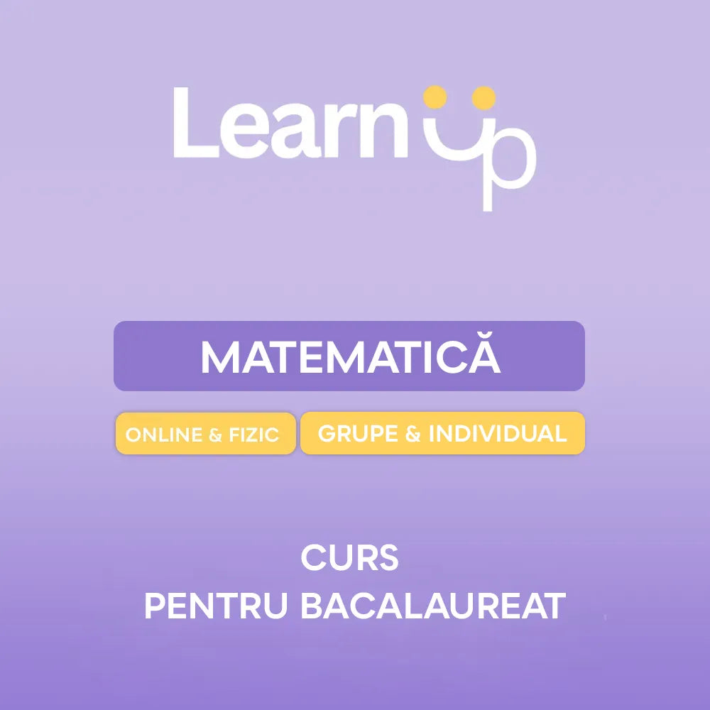 Matematică - Bacalaureat | Curs Online - Grupă (prima ședinţă)