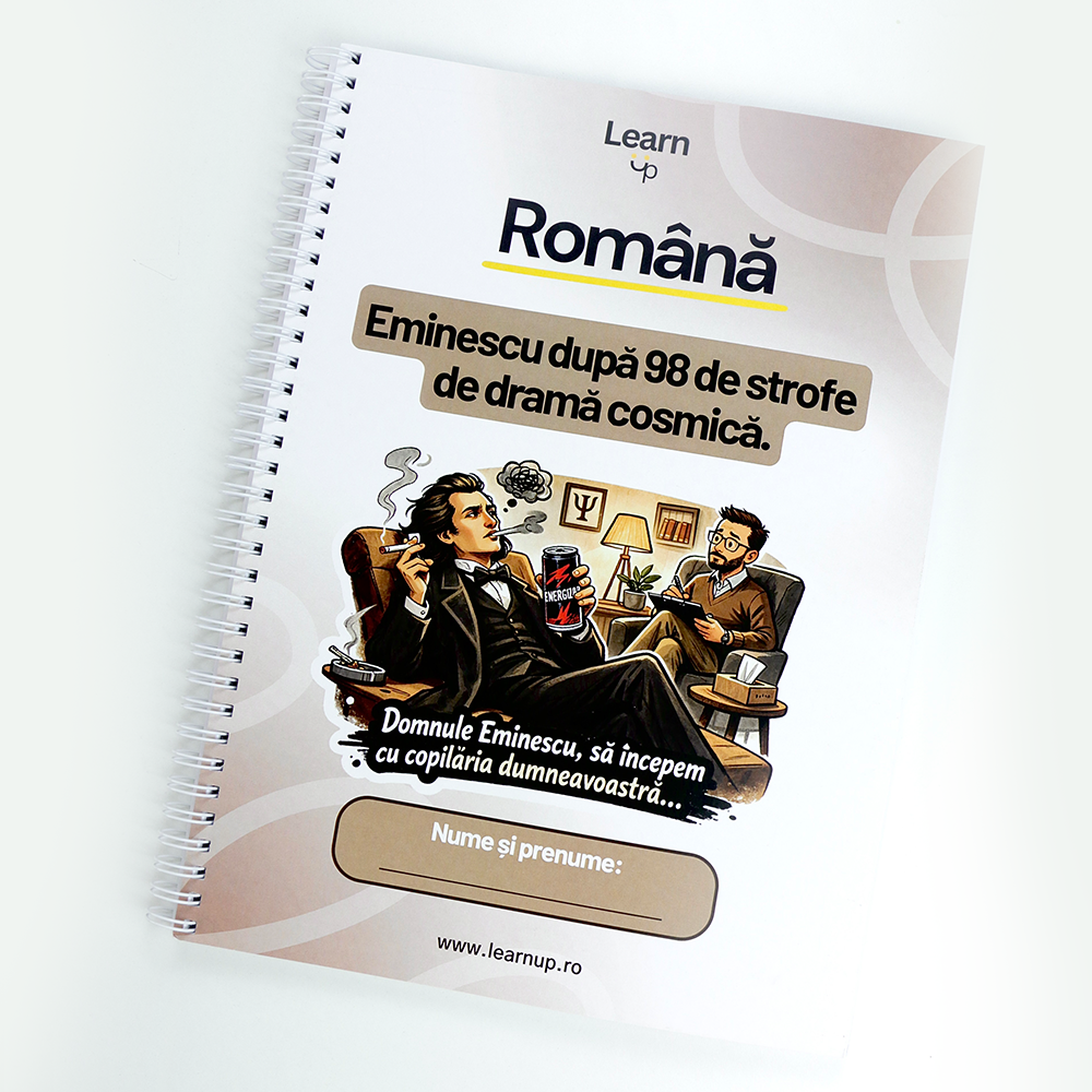 Caiet de Limba și Literatura Română A4 cu Spiră – 80 File